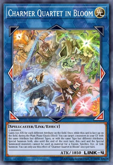 Charmer Quartet in Bloom card art