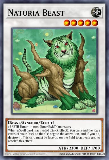 Naturia Beast card art