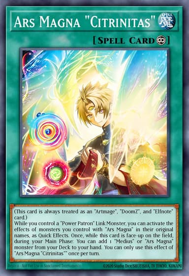 Ars Magna "Citrinitas" card art
