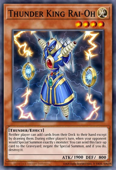 Thunder King Rai-Oh card art