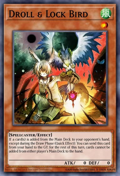 Droll & Lock Bird card art