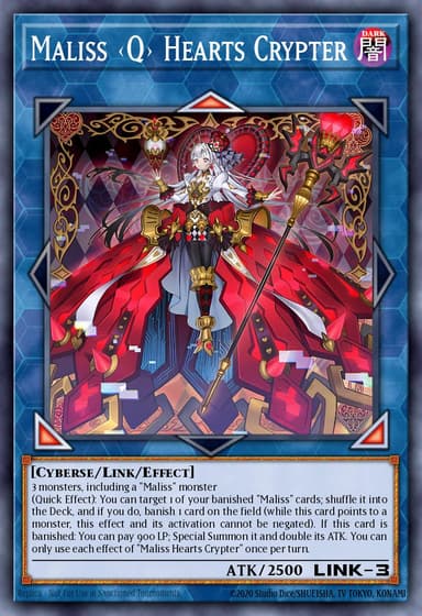 Maliss <Q> Hearts Crypter card art