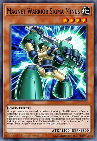 Magnet Warrior Sigma Minus card art