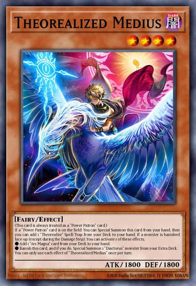 Theorealized Medius card art