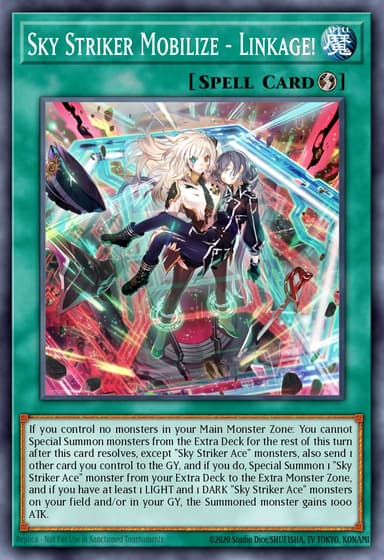 Sky Striker Mobilize - Linkage! card art