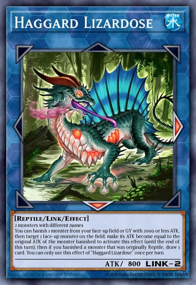 Haggard Lizardose card art